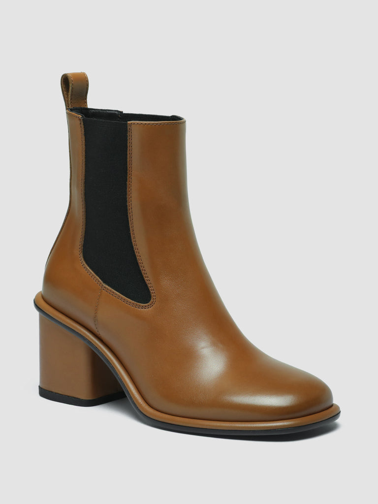 MACY 003 - Brown Leather Chelsea Boots women Officine Creative - 3