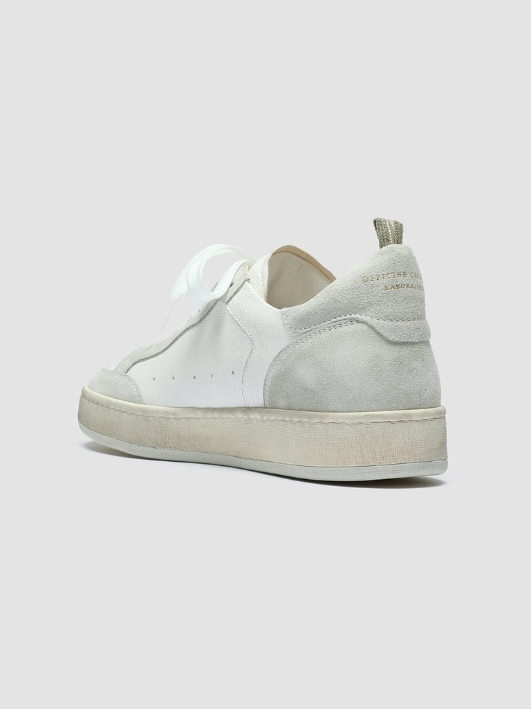 MAGIC 101 - White Leather and Suede Low Top Sneakers women Officine Creative - 4