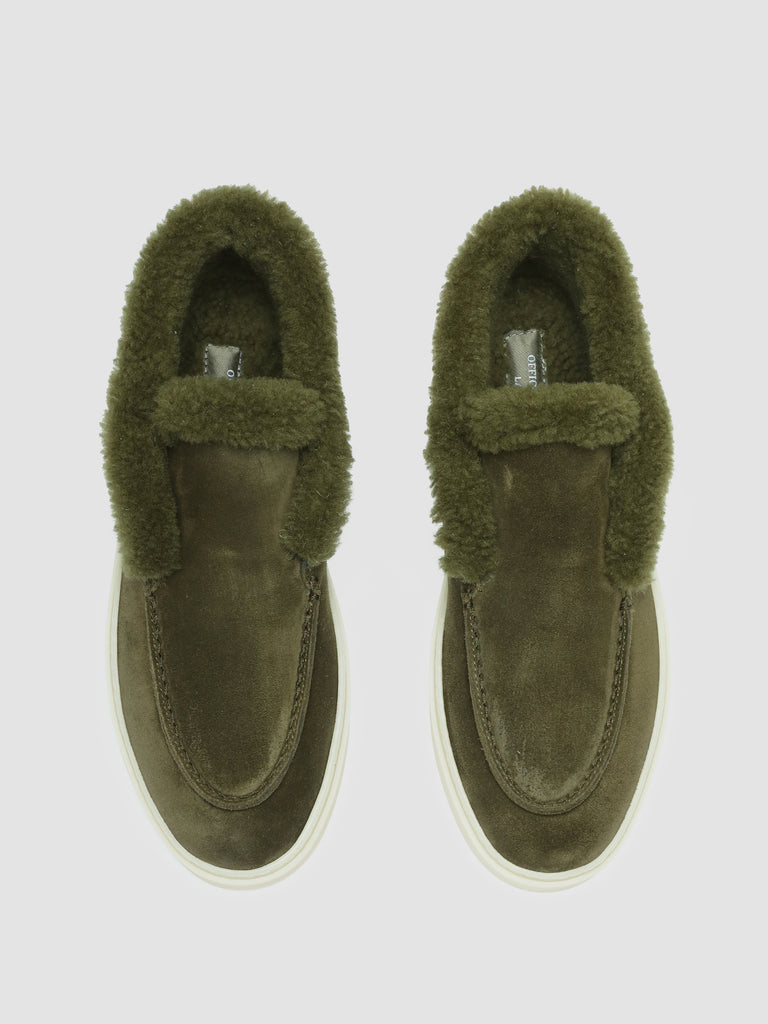 MUSKRAT 112 - Green Suede Chukka Sneakers