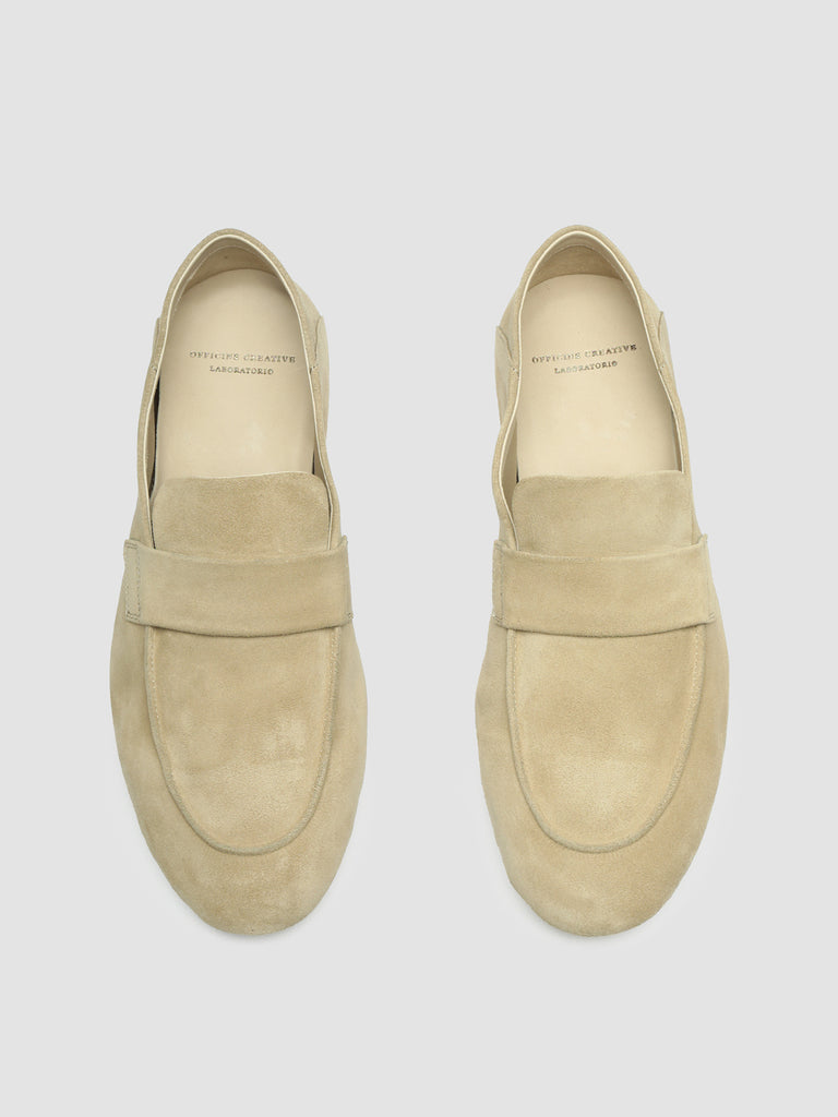 C-SIDE 101 - Ivory Suede Loafers