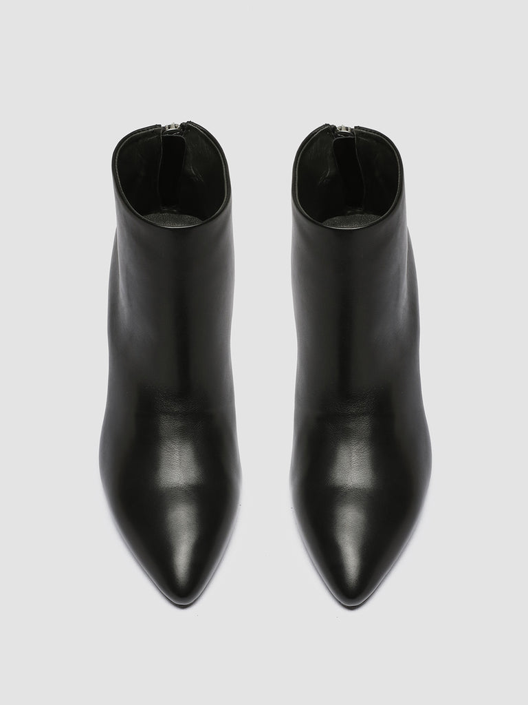 SEVRE 003 - Black Leather Zip Boots