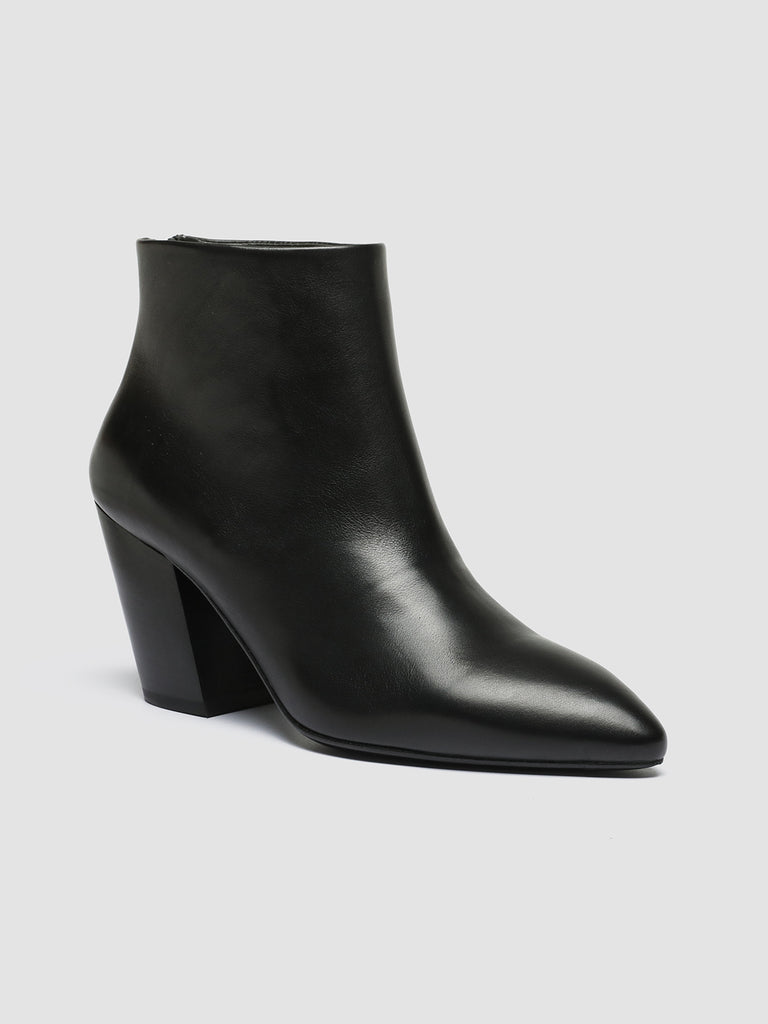 SEVRE 003 - Black Leather Zip Boots women Officine Creative - 3