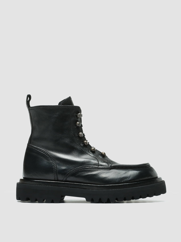 WISAL DD 103 - Black Leather Pull On Boots