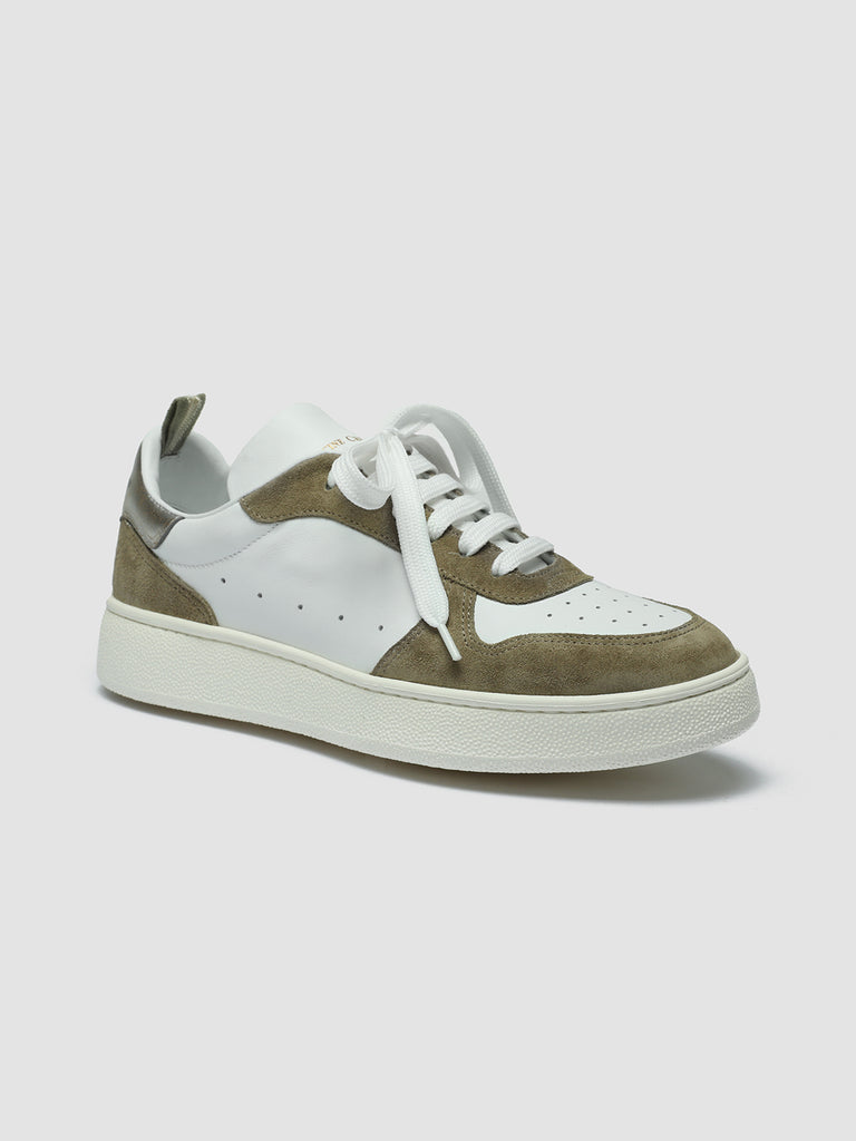 MOWER 110 - White Leather Low Top Sneakers women Officine Creative - 3