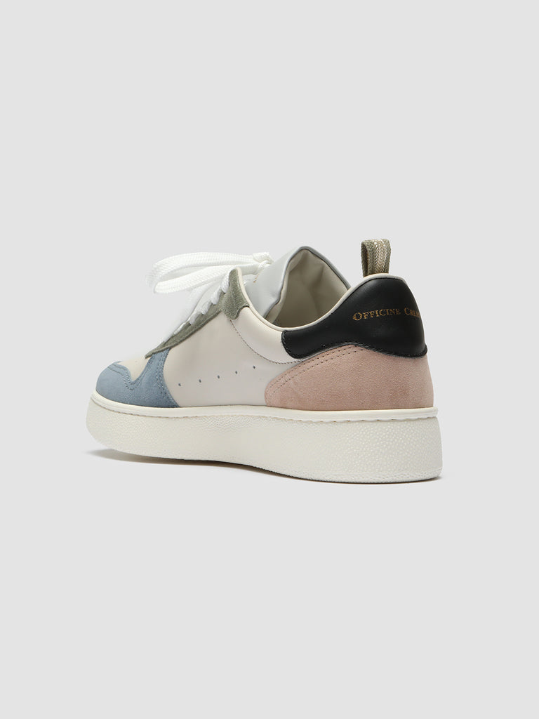 MOWER 110 - White Leather and Suede Low Top Sneakers women Officine Creative - 4