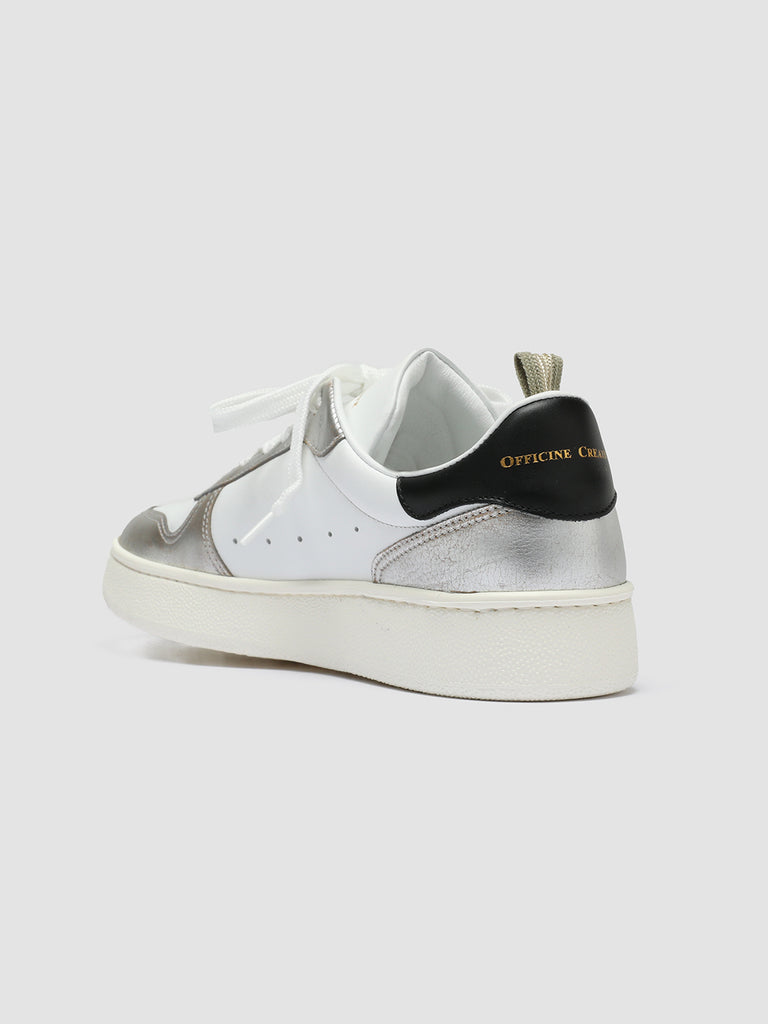 MOWER 110 - White Leather Low Top Sneakers women Officine Creative - 4
