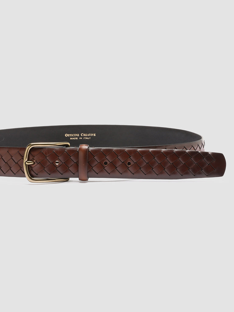 OC STRIP 28 - Brown Leather belt  Officine Creative - 4