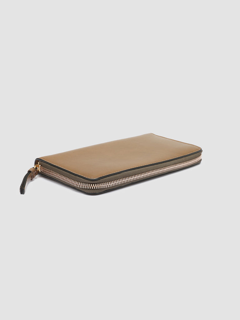 JULIET 01 - Taupe Leather wallet  Officine Creative - 4