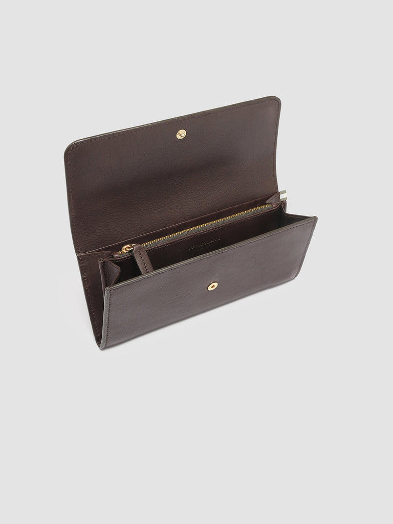 POCHE 09 - Brown Nappa Leather Wallet
