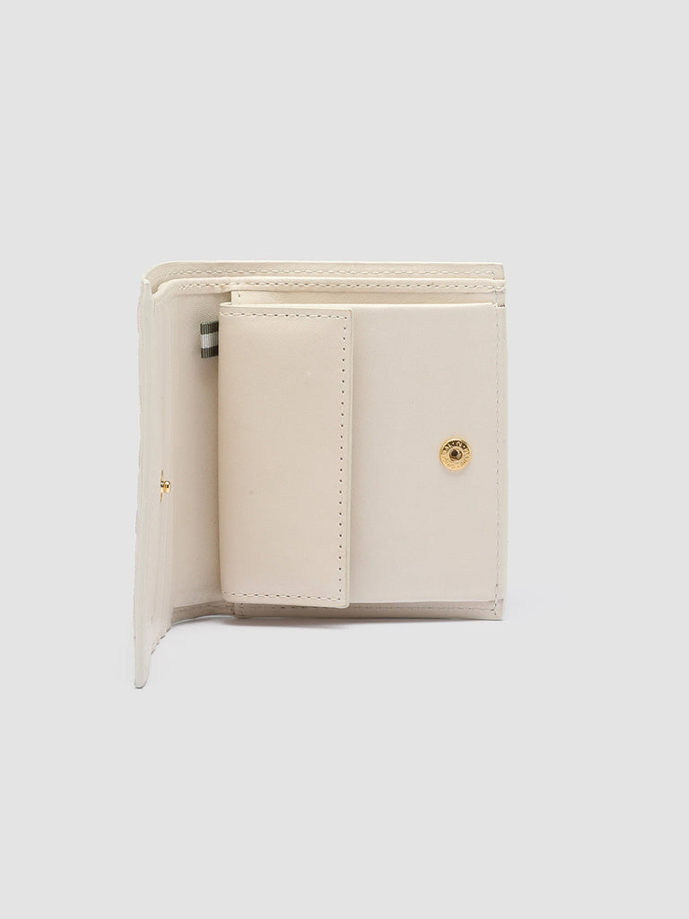 POCHE 111 - White Leather bifold wallet  Officine Creative - 5