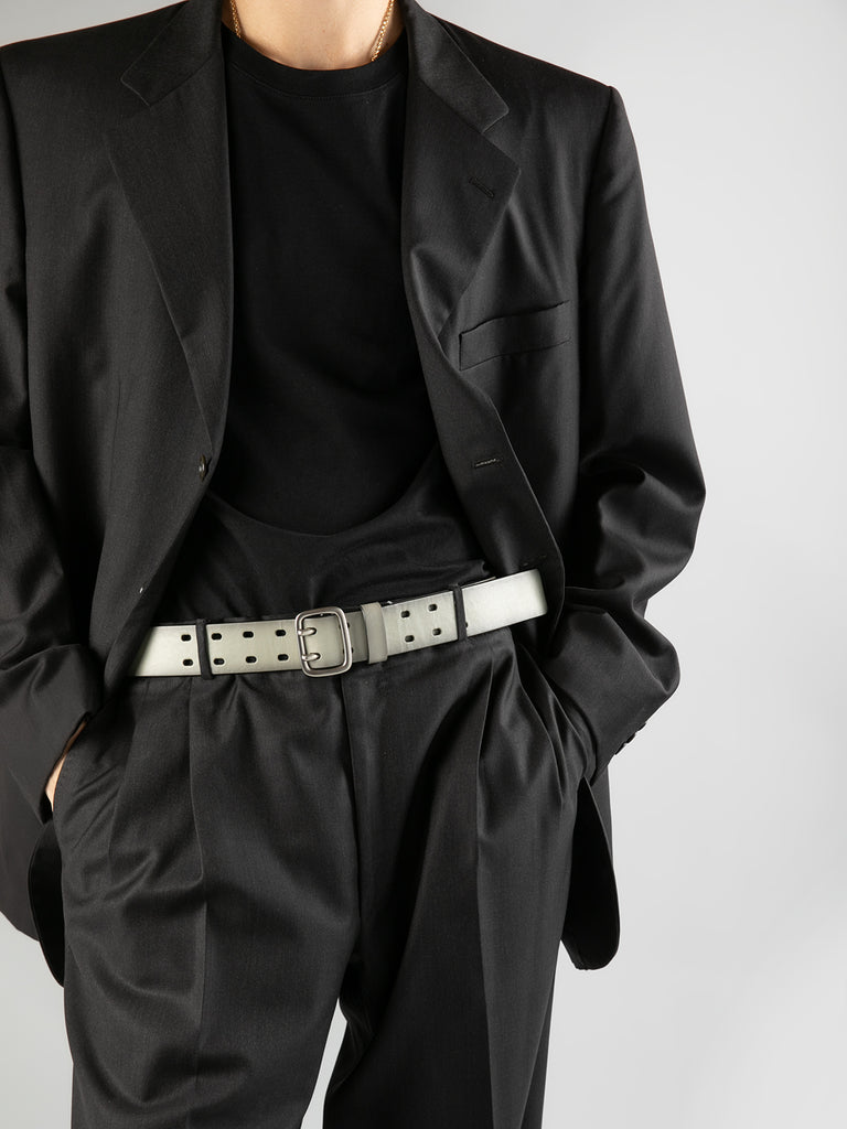 OC STRIP 049 - Black Leather Belt  Officine Creative - 5