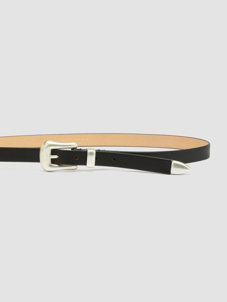 OC STRIP 066 - Black Nappa Leather Belt  Officine Creative - 4
