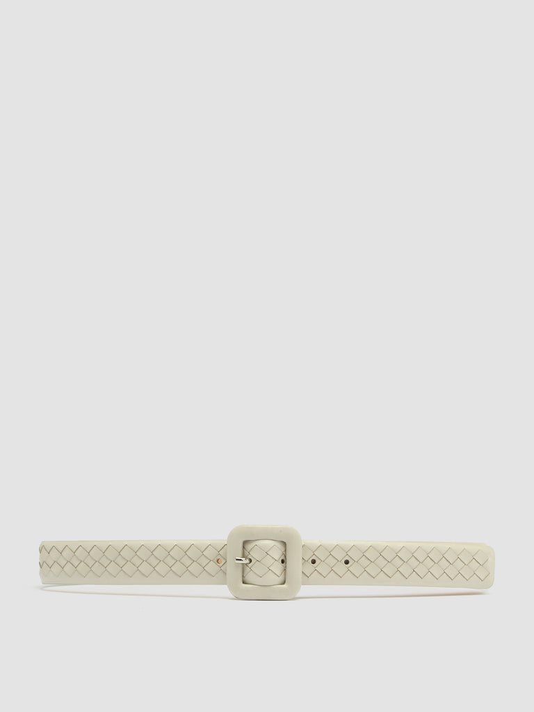 OC STRIP 060 - White Leather Belt  Officine Creative - 1