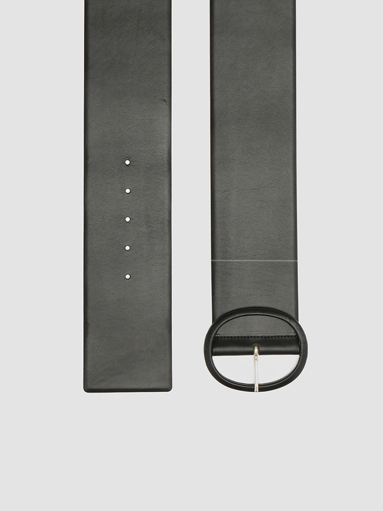 OC STRIP 061 - Black Leather Belt  Officine Creative - 2