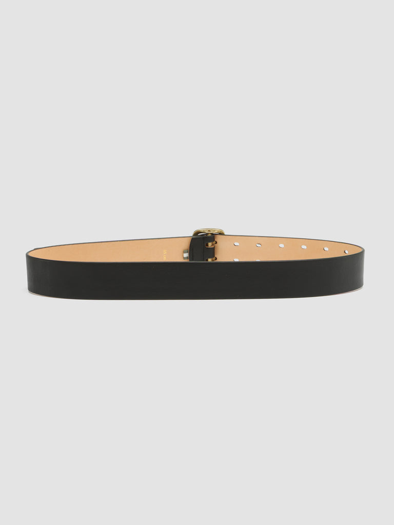 OC STRIP 062 - Black Nappa Leather Belt