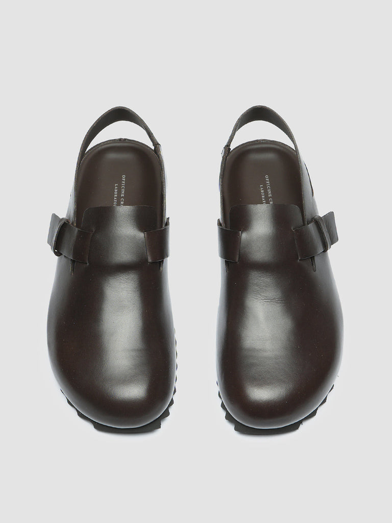 AGORÀ 008 - Brown Leather sandals
