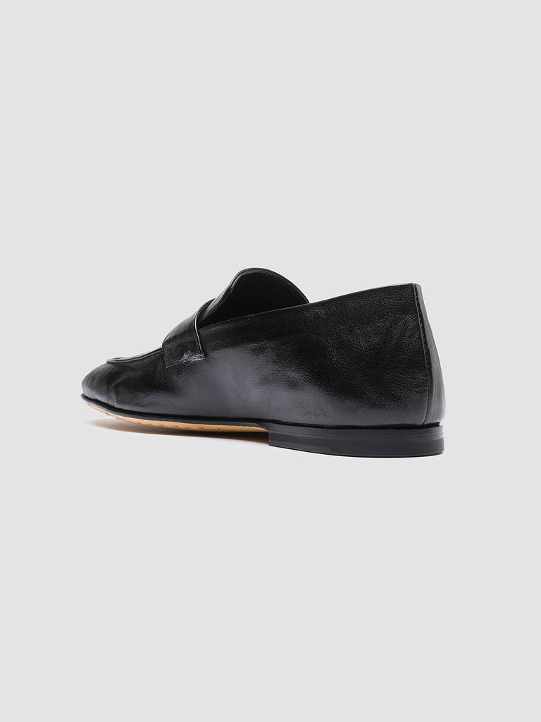 AIRTO 001 - Black Leather Penny Loafers Men Officine Creative - 4