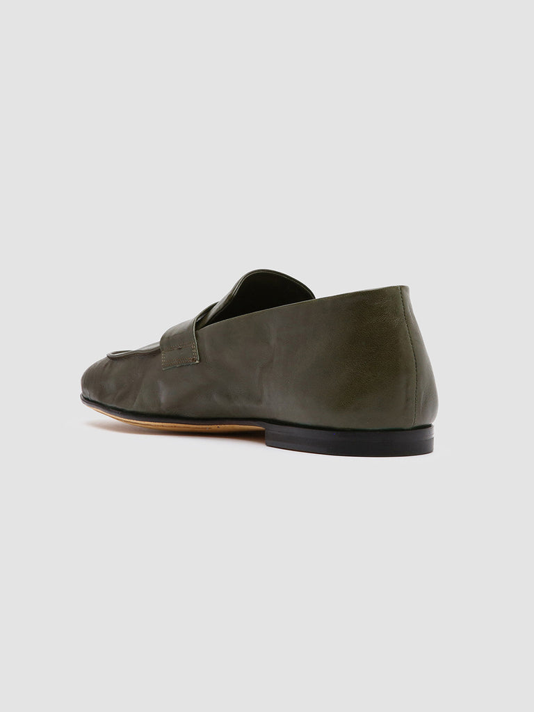 AIRTO 001 - Green Leather Penny Loafers Men Officine Creative - 4