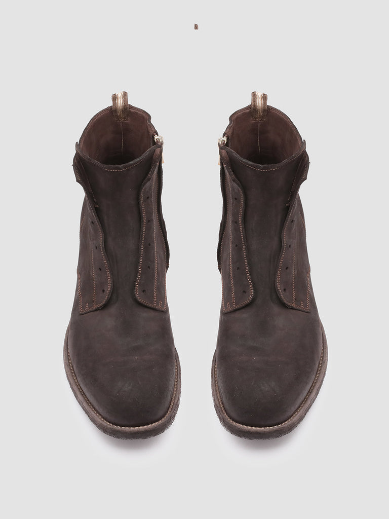 ARBUS 022 - Brown Leather Ankle Boots