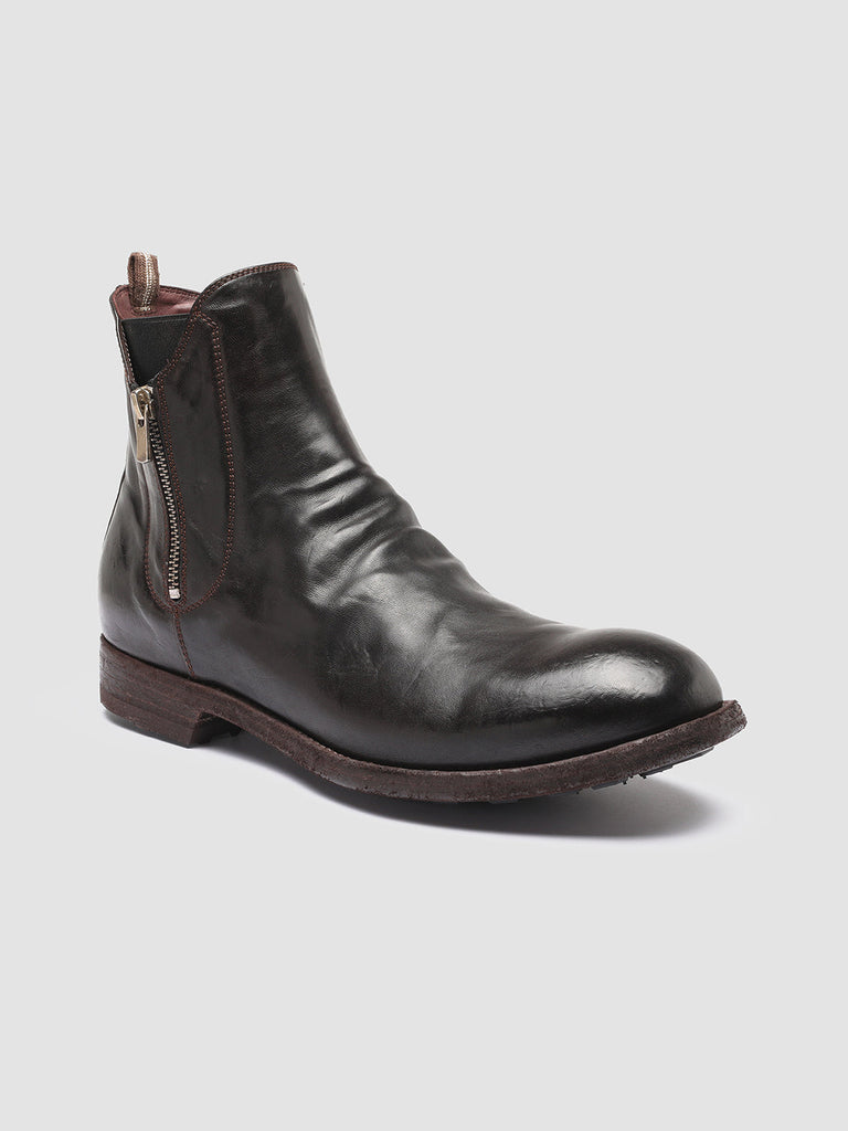 ARBUS 028 - Brown Leather Ankle Boots Men Officine Creative - 3