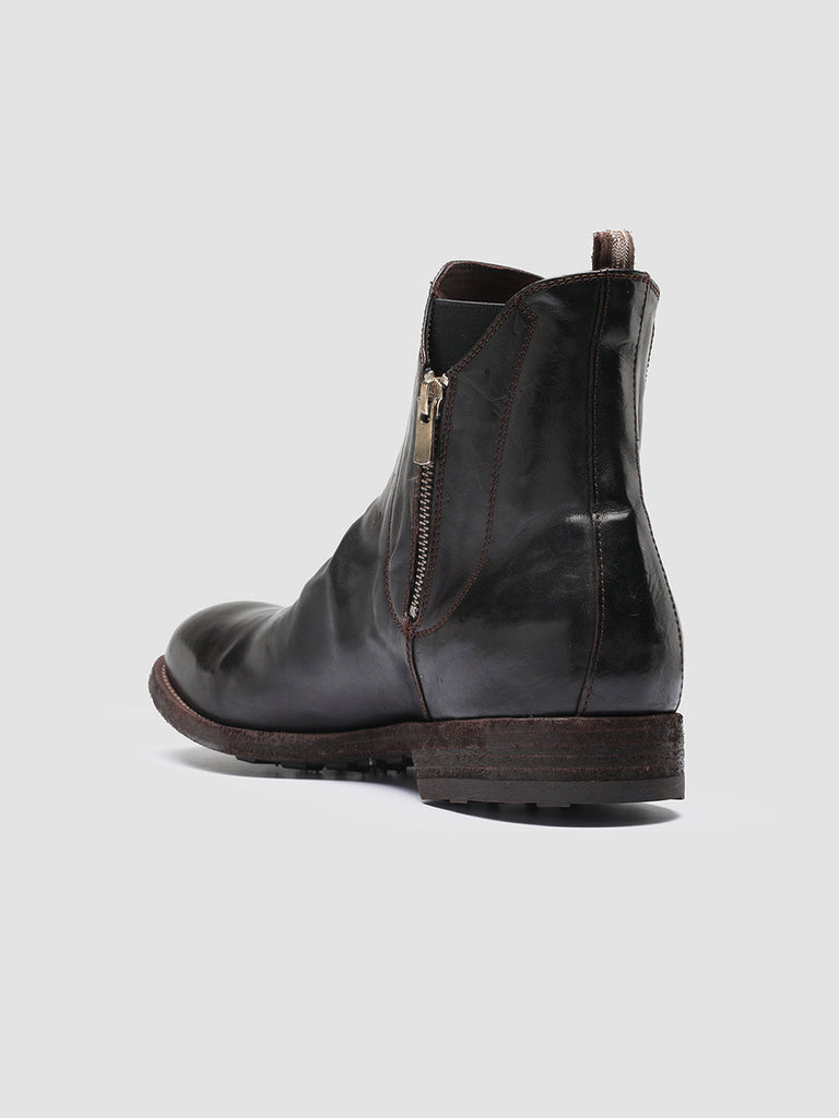 ARBUS 028 - Brown Leather Ankle Boots Men Officine Creative - 4