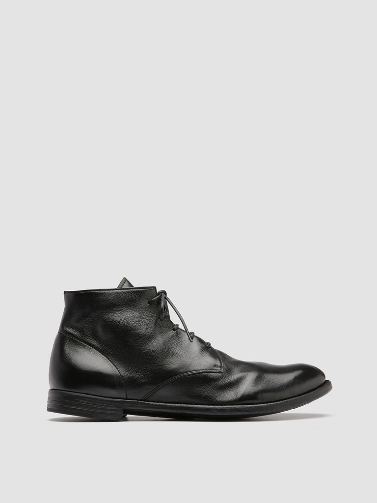 ARC 513 - Black Leather Ankle Boots