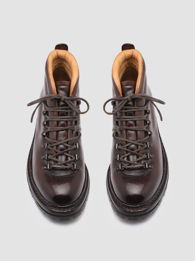ARTIK 001 - Brown Leather Hiking Ankle Boots Men Officine Creative - 2