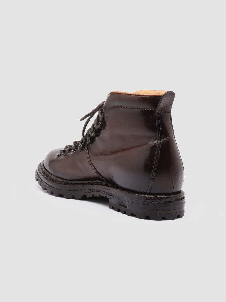 ARTIK 001 - Brown Leather Hiking Ankle Boots Men Officine Creative - 4