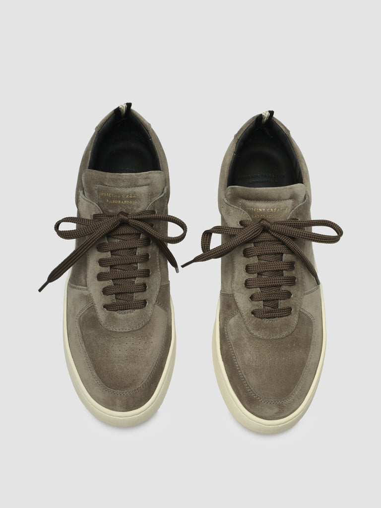 ASSET 001 - Grey Suede Low Top Sneakers