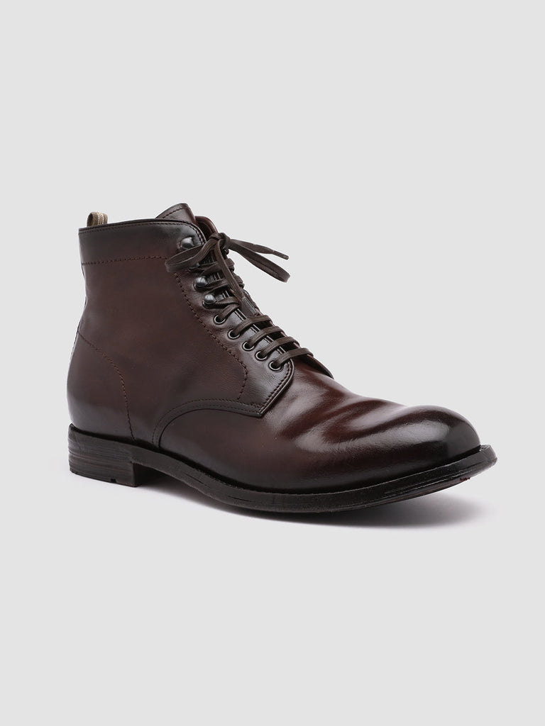 BALANCE 003 - Brown Leather Ankle Boots Men Officine Creative - 3