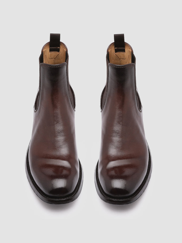 BALANCE 008 - Brown Leather Chelsea Boots