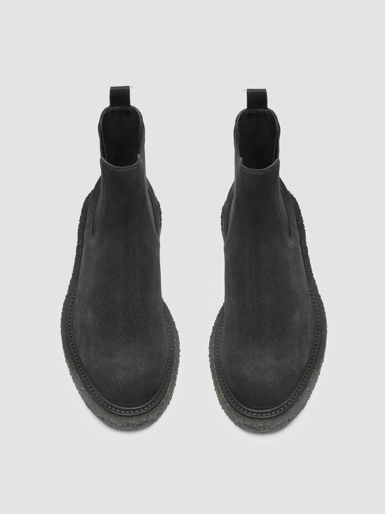 BULLET 002 - Black  Suede Chelsea Boots