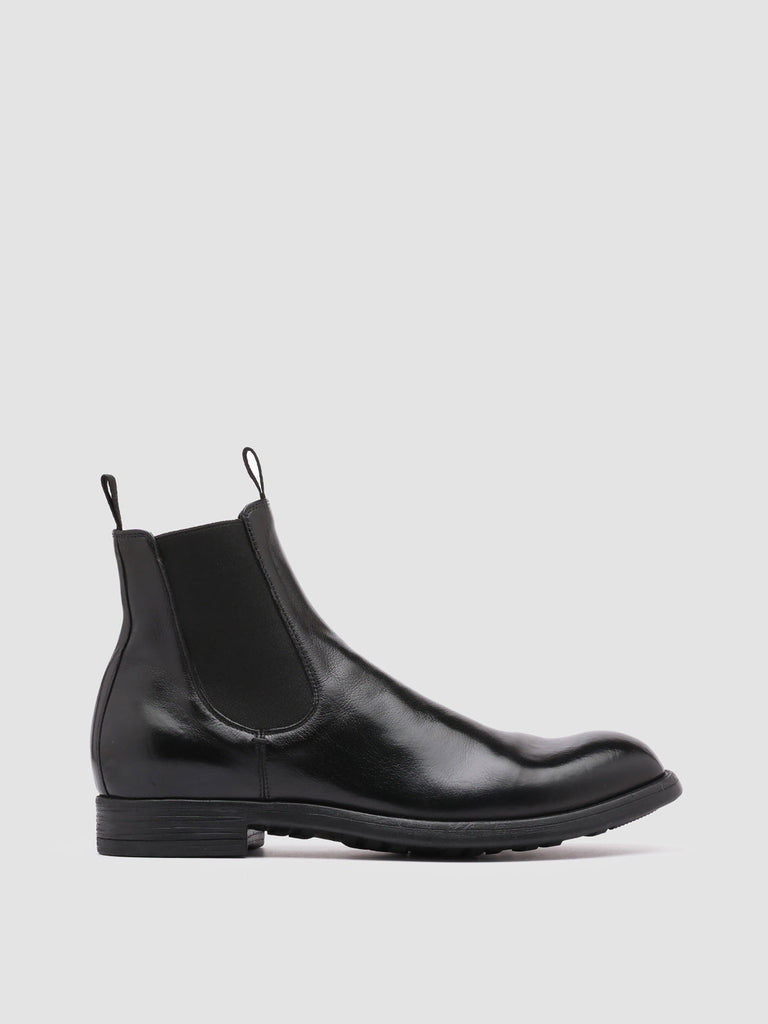 CHRONICLE 002 - Black Leather Chelsea Boots