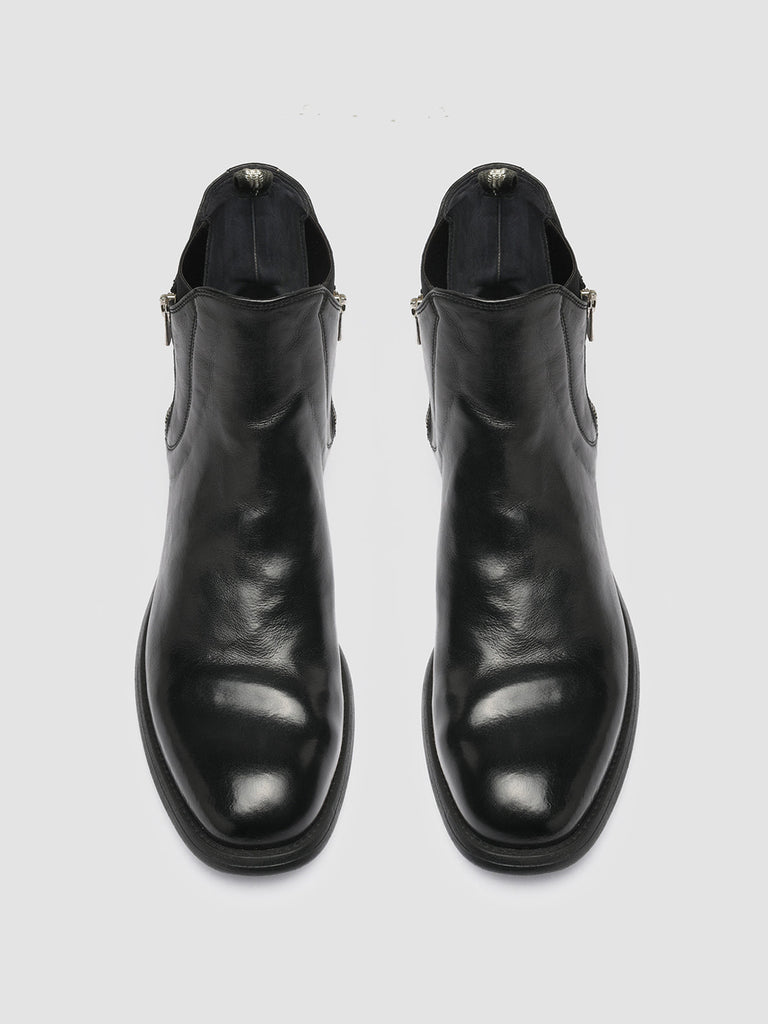 CHRONICLE 044 - Black Leather Ankle Boots