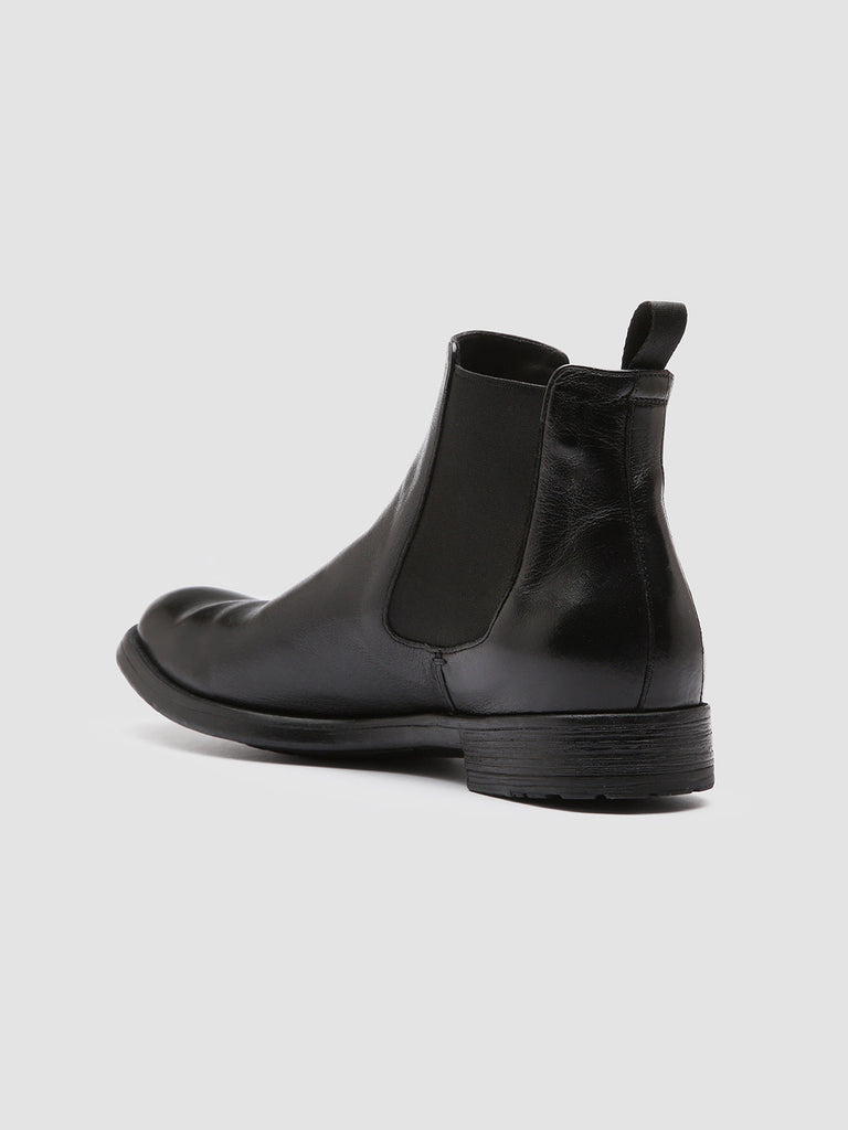 HIVE 007 - Black Leather Chelsea Boots