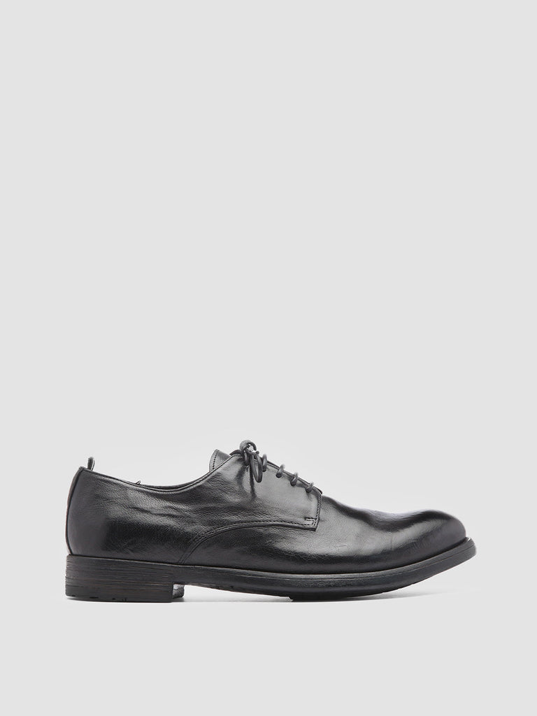 HIVE 008 - Black Leather Derby Shoes