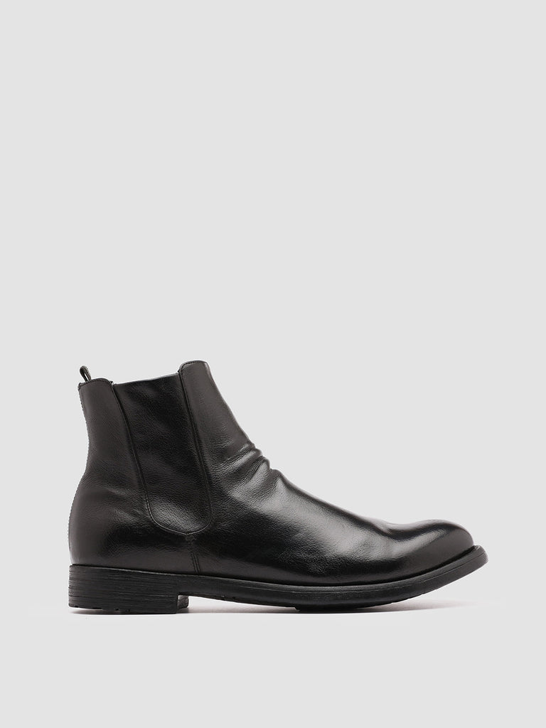 HIVE 036 - Black Leather Ankle Boots Men Officine Creative - 1