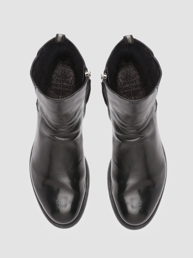 HIVE 036 - Black Leather Ankle Boots Men Officine Creative - 2