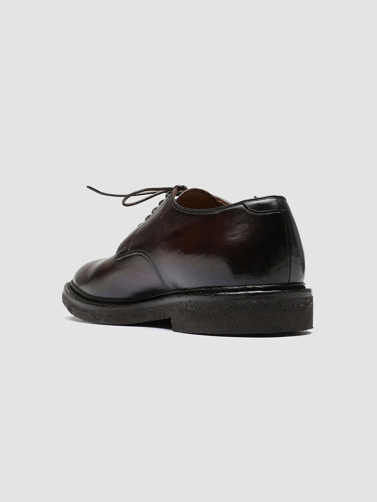 HOPKINS CREPE 110 - Burgundy Leather Derby Shoes Men Officine Creative - 4