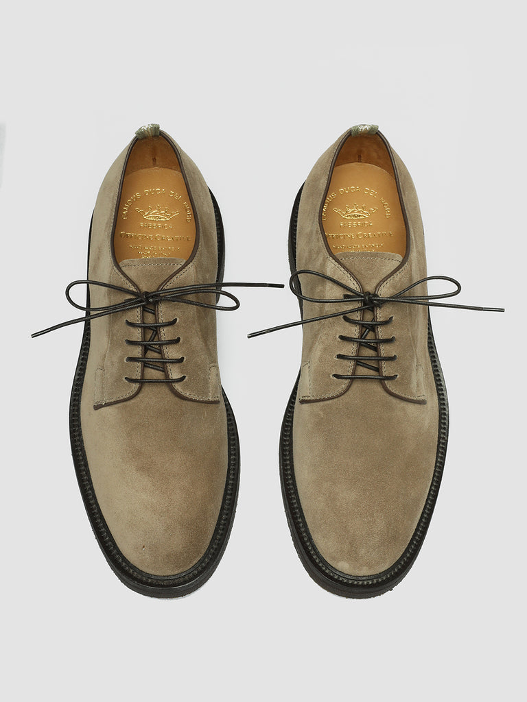 HOPKINS FLEXI 201 - Taupe Suede Derby Shoes men Officine Creative - 2