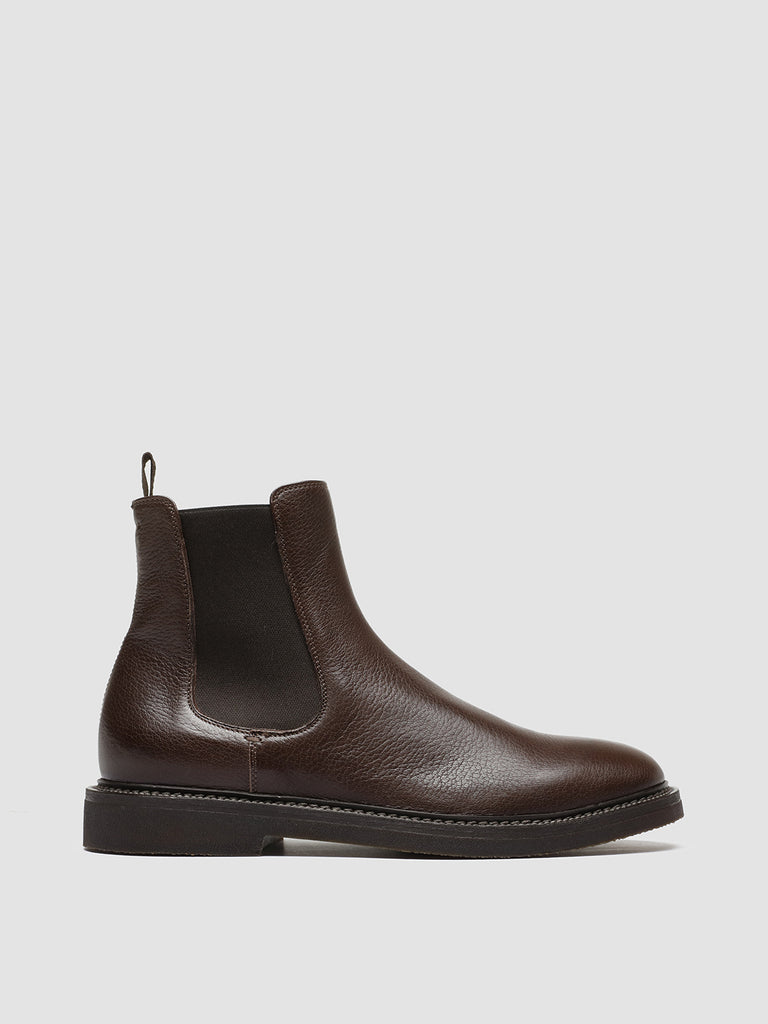 HOPKINS FLEXI 204 - Brown Leather Chelsea Boots men Officine Creative - 1