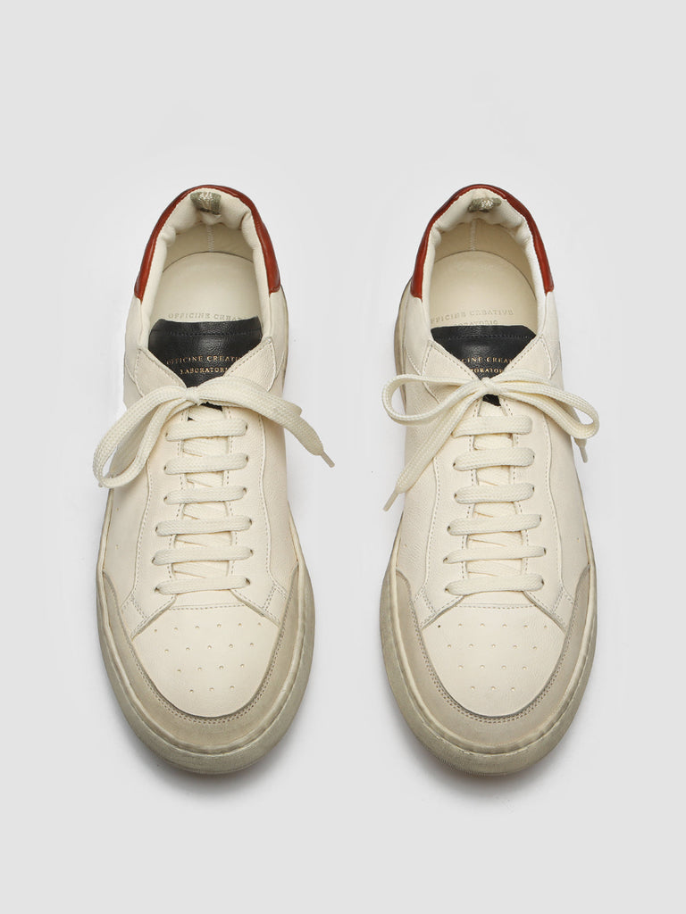 KAREEM 001 -  White Leather sneakers
