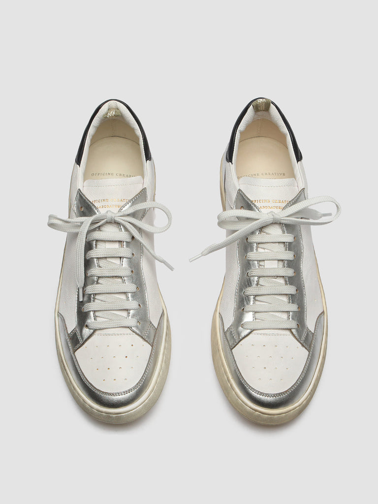 KAREEM 001 - White Leather Sneakers