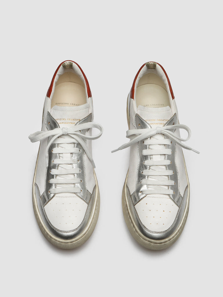 KAREEM 001 - White Leather Sneakers