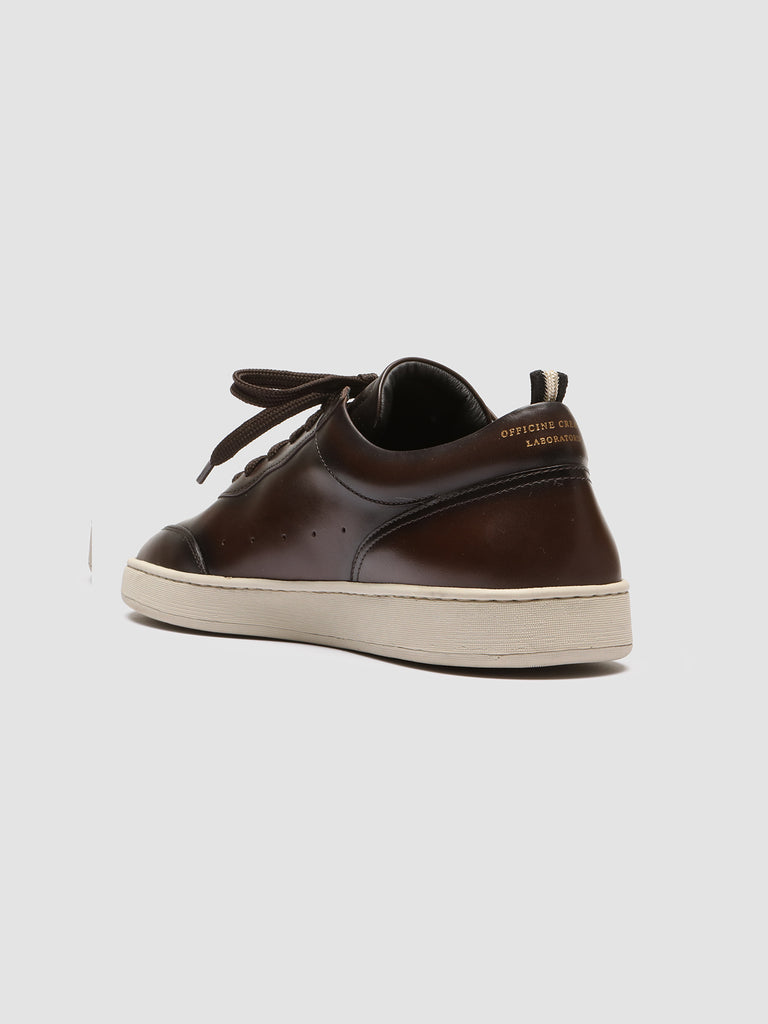 KRIS LUX 001 - Dark Brown Leather Sneakers  Men Officine Creative - 4