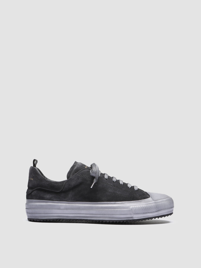 MES 009 - Black Suede Low Top Sneakers