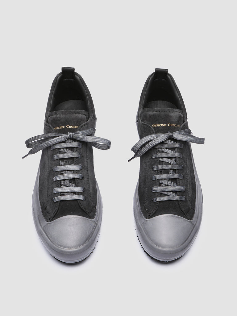 MES 009 - Black Suede Low Top Sneakers