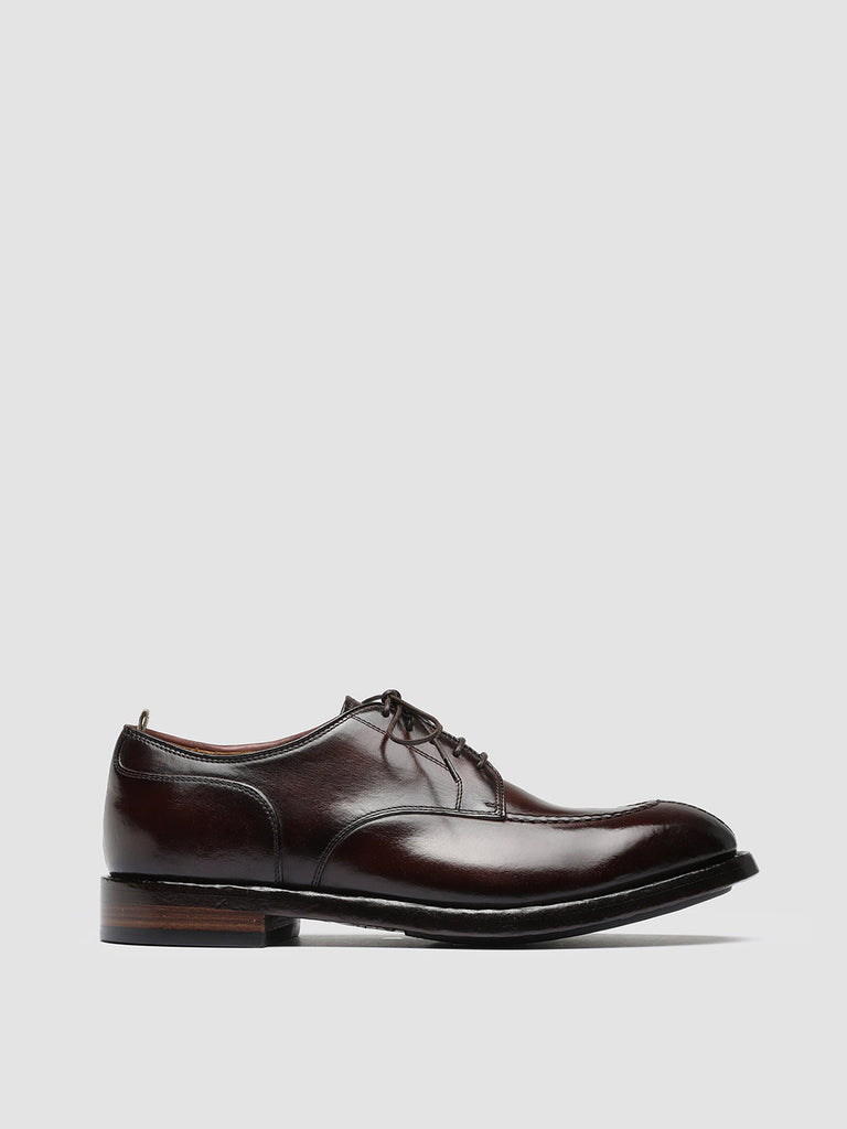 TEMPLE 005 - Burgundy Leather Derby Shoes Men Officine Creative - 1