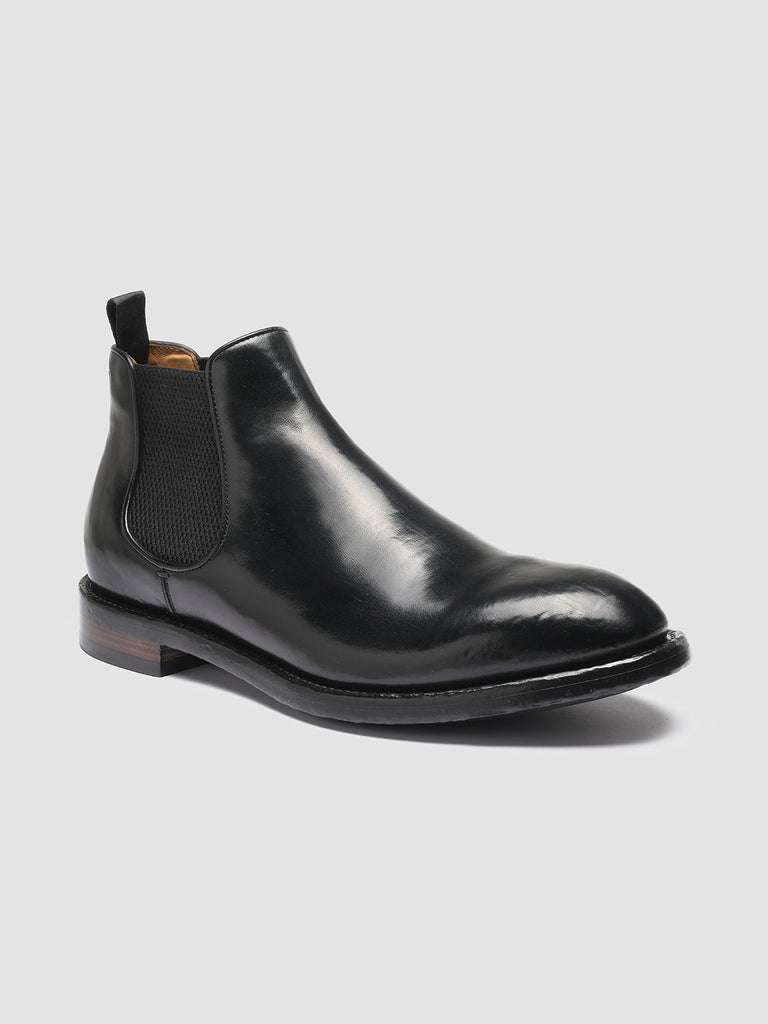 TEMPLE 008 - Black Leather Chelsea Boots Men Officine Creative - 3