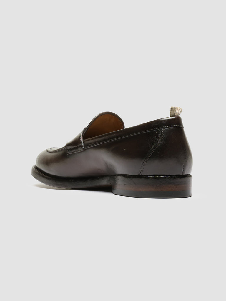 TULANE 002 - Brown Leather Penny Loafers men Officine Creative - 4